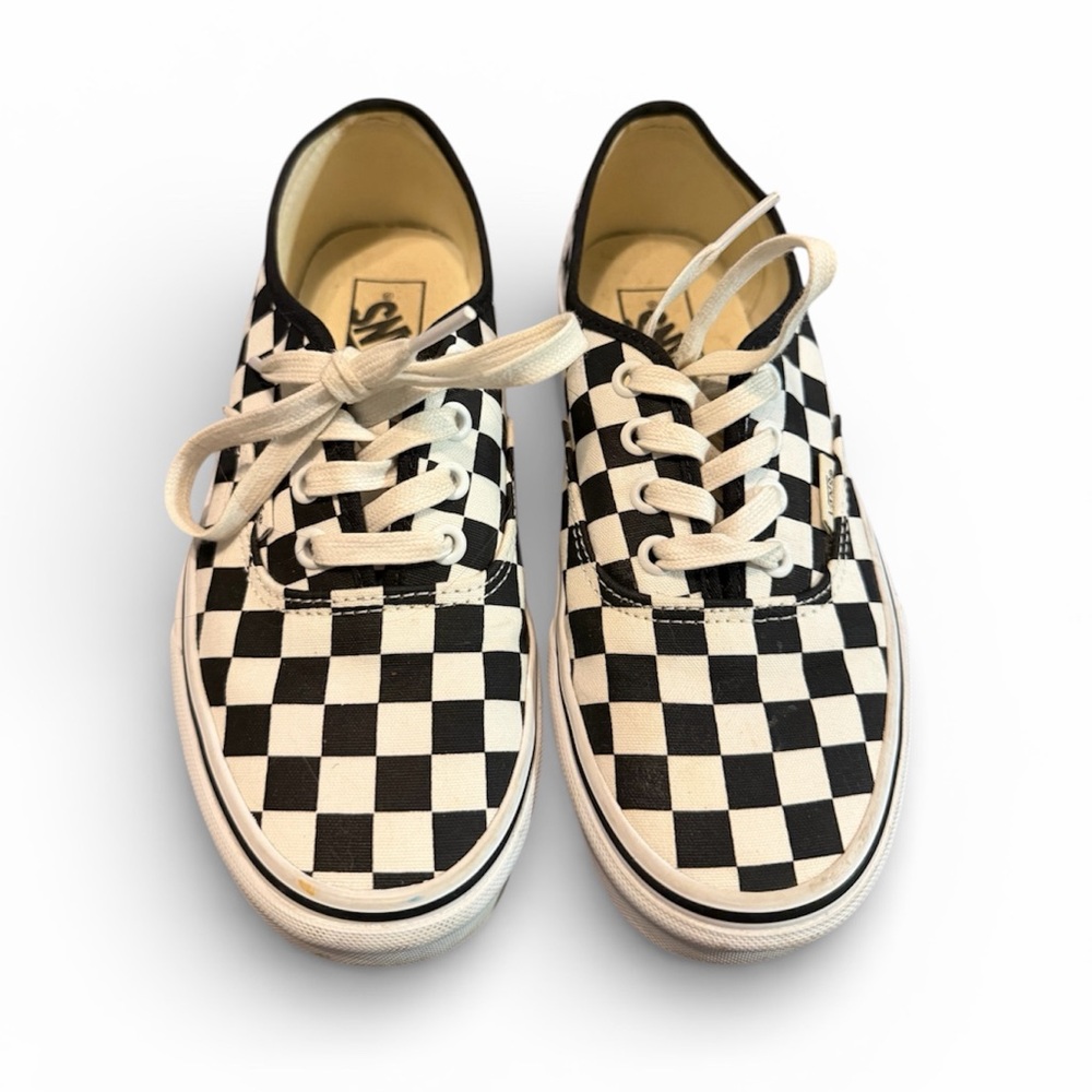 Vans Checkered Black and White Sneakers